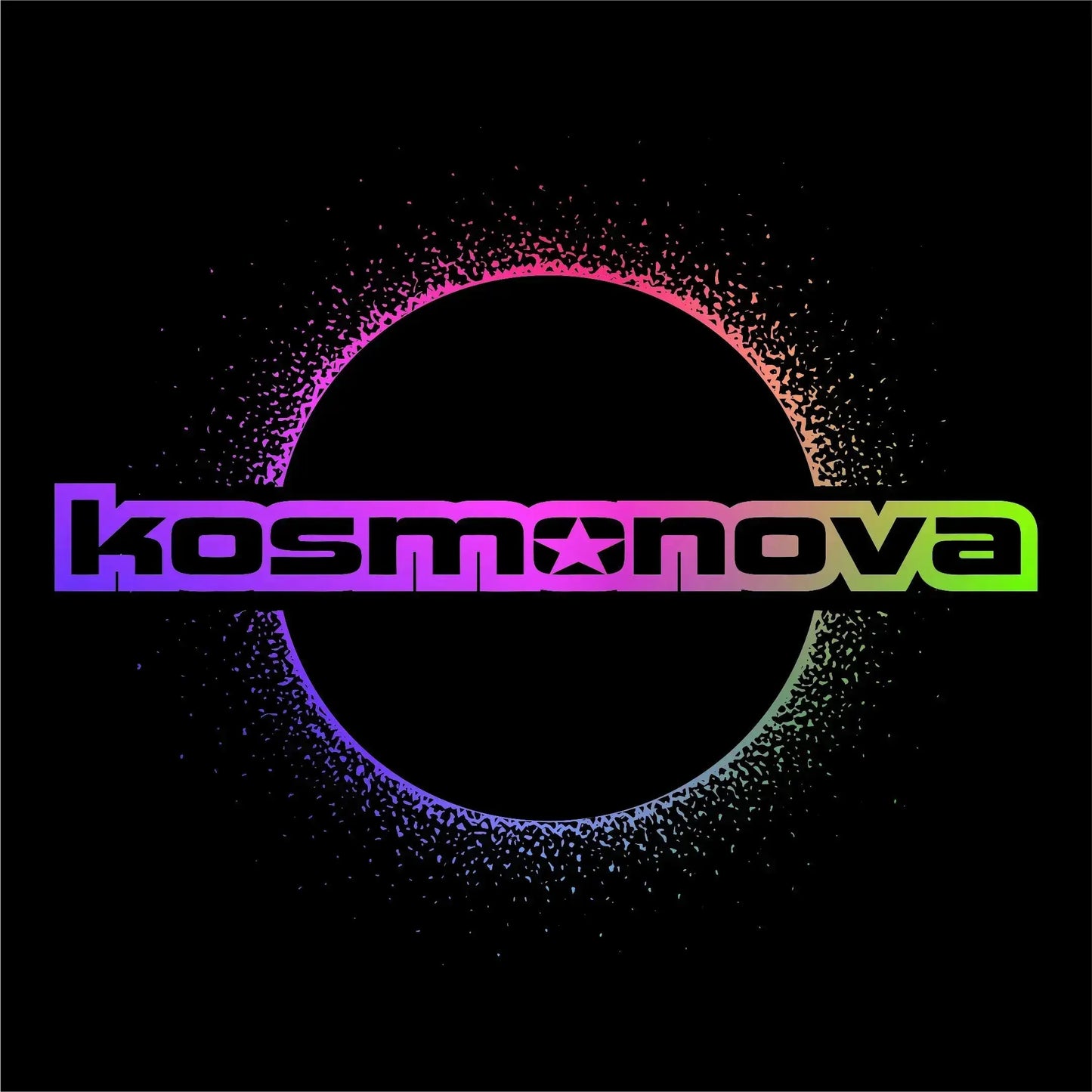 Kosmonova "Black Hole" T-Shirt Kurzarm Print-4-DJs