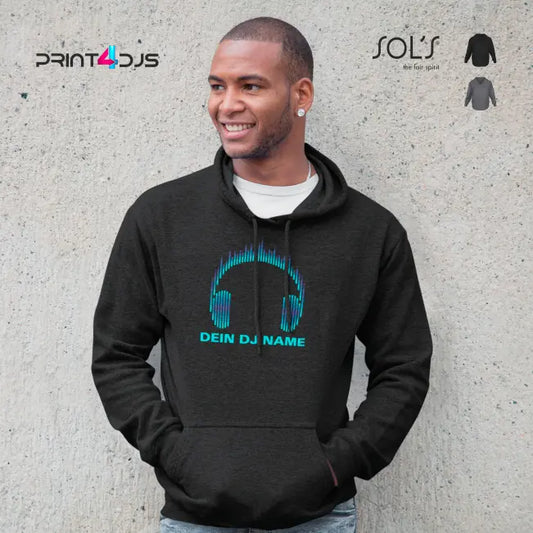 Headphone Musicbar - Hooded Sweat - personalisierbar bis 4XL Print-4-DJs