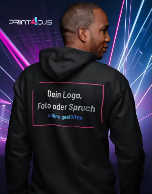 Hoodie mit Deinem Motiv bis 4XL - 13 Farben - Sols Stone Print-4-DJs