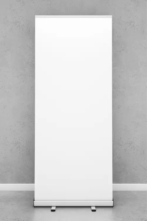 Roll-Up-Display: "Budget" 85 cm x 200 cm Print-4-DJs