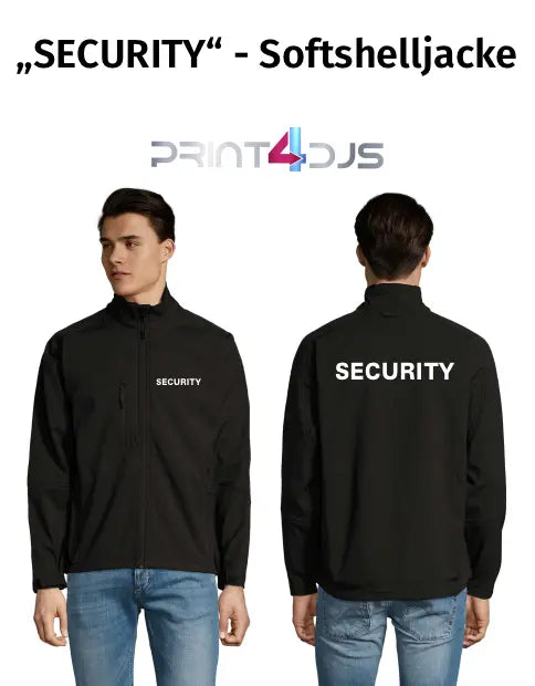 "SECURITY" Softshell Jacke Print-4-DJs