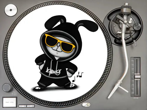 Slipmat - Bunny - Filzmat Print-4-DJs