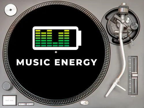 Slipmat - Music Energy - Filzmat Print-4-DJs