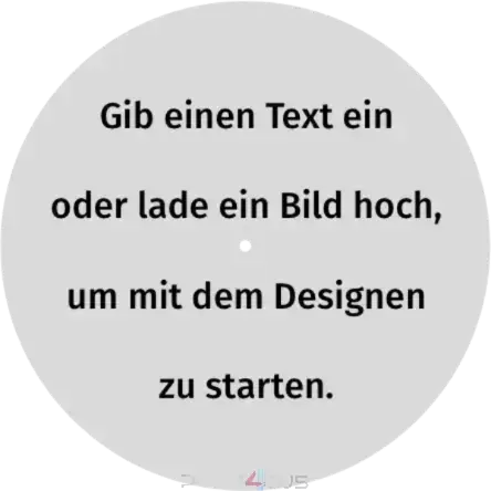 Slipmat mit Deinem Wunschdruck - 3mm Filzmat antistatisch Print-4-DJs