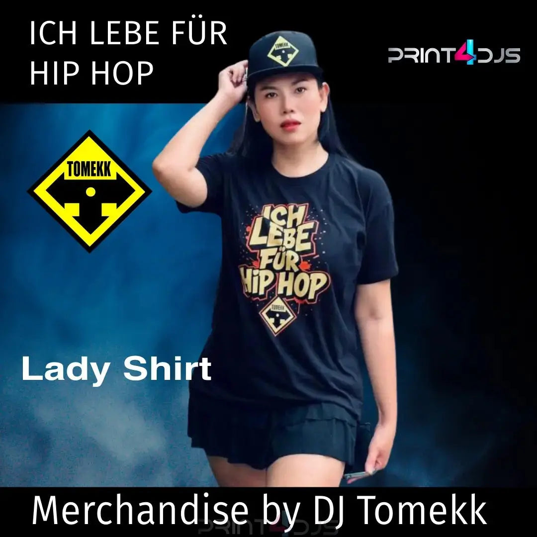 Ich lebe für HipHop - Lady T Print-4-DJs