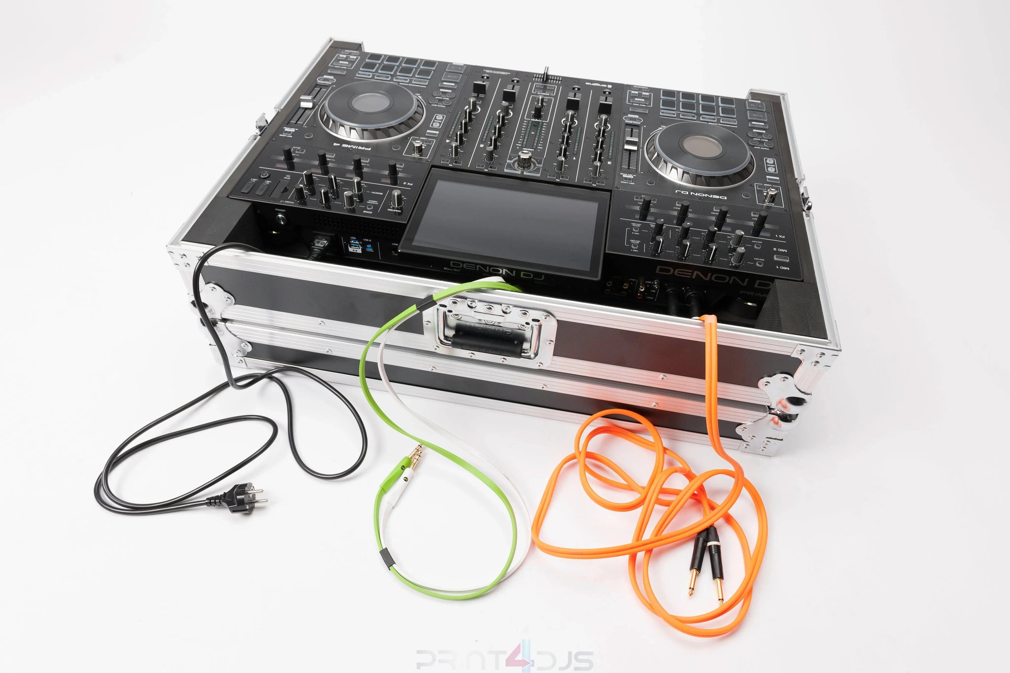 DJ-CONTROLLER CASE Denon Prime 4 - Black/Black Print-4-DJs