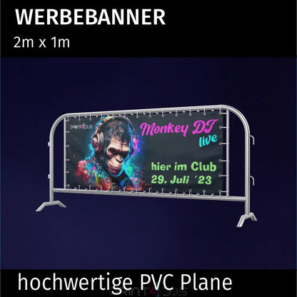 PVC Banner 2m x 1m Print-4-DJs