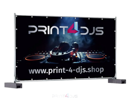Bauzaunbanner 340 x 173 cm - nur upload möglich Print-4-DJs
