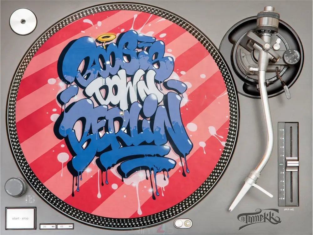 Slipmat Pizza - Filzmat (Kopie) Print-4-DJs