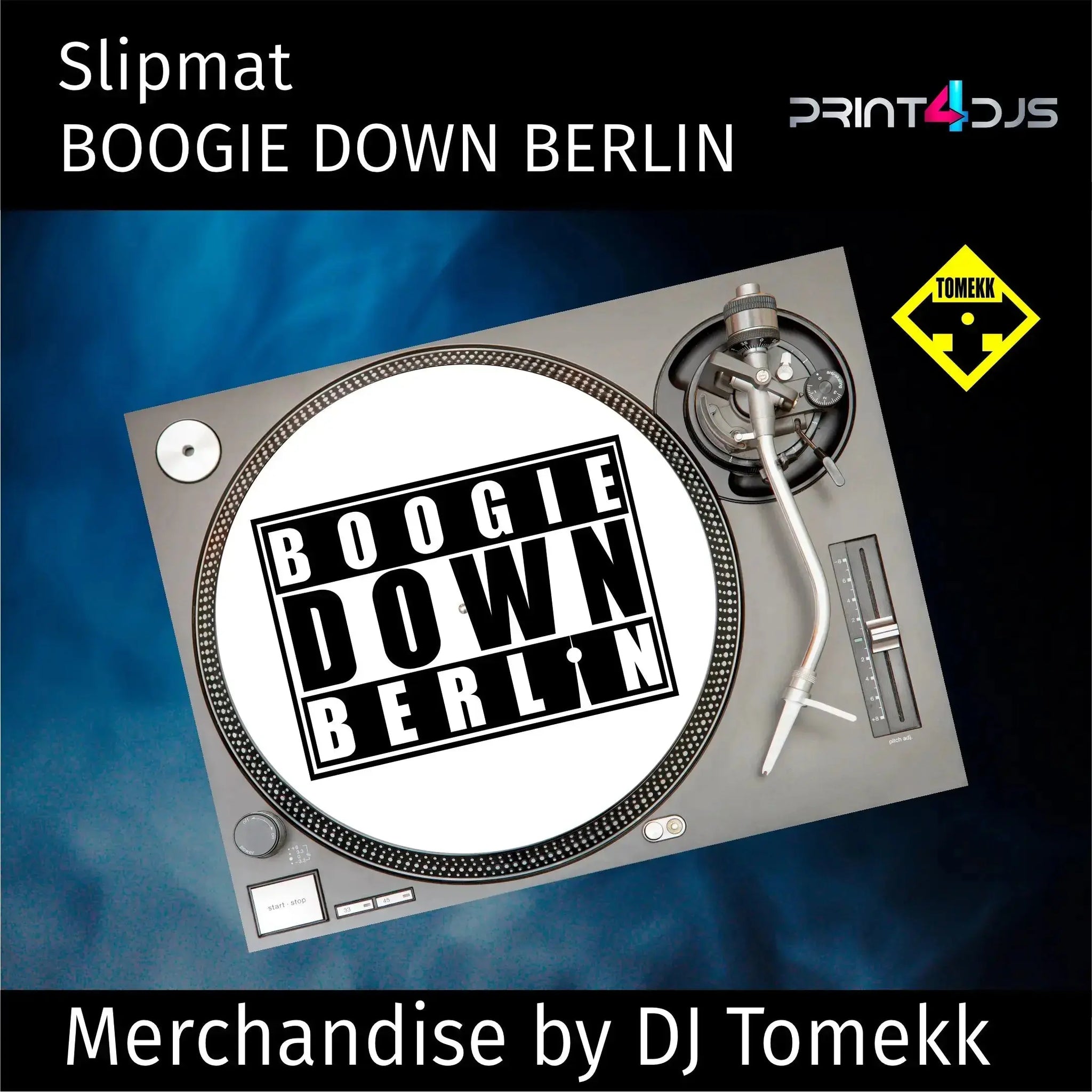 Boogie Down Berlin - Logo Slipmat Print-4-DJs