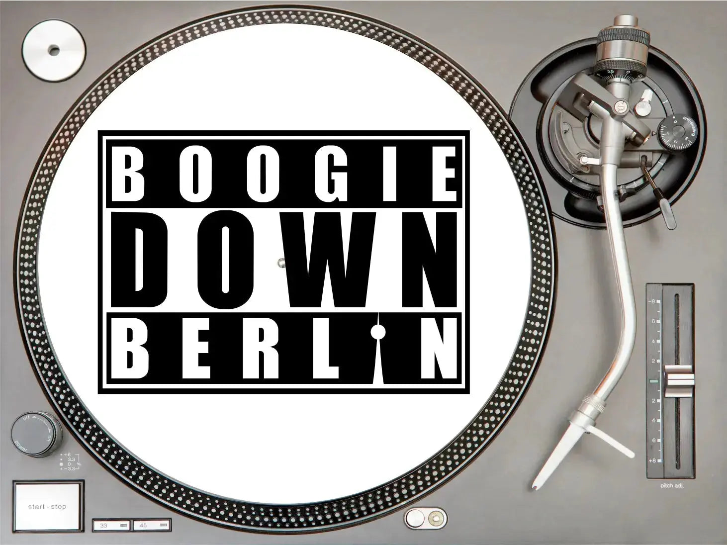 Boogie Down Berlin - Logo Slipmat Print-4-DJs