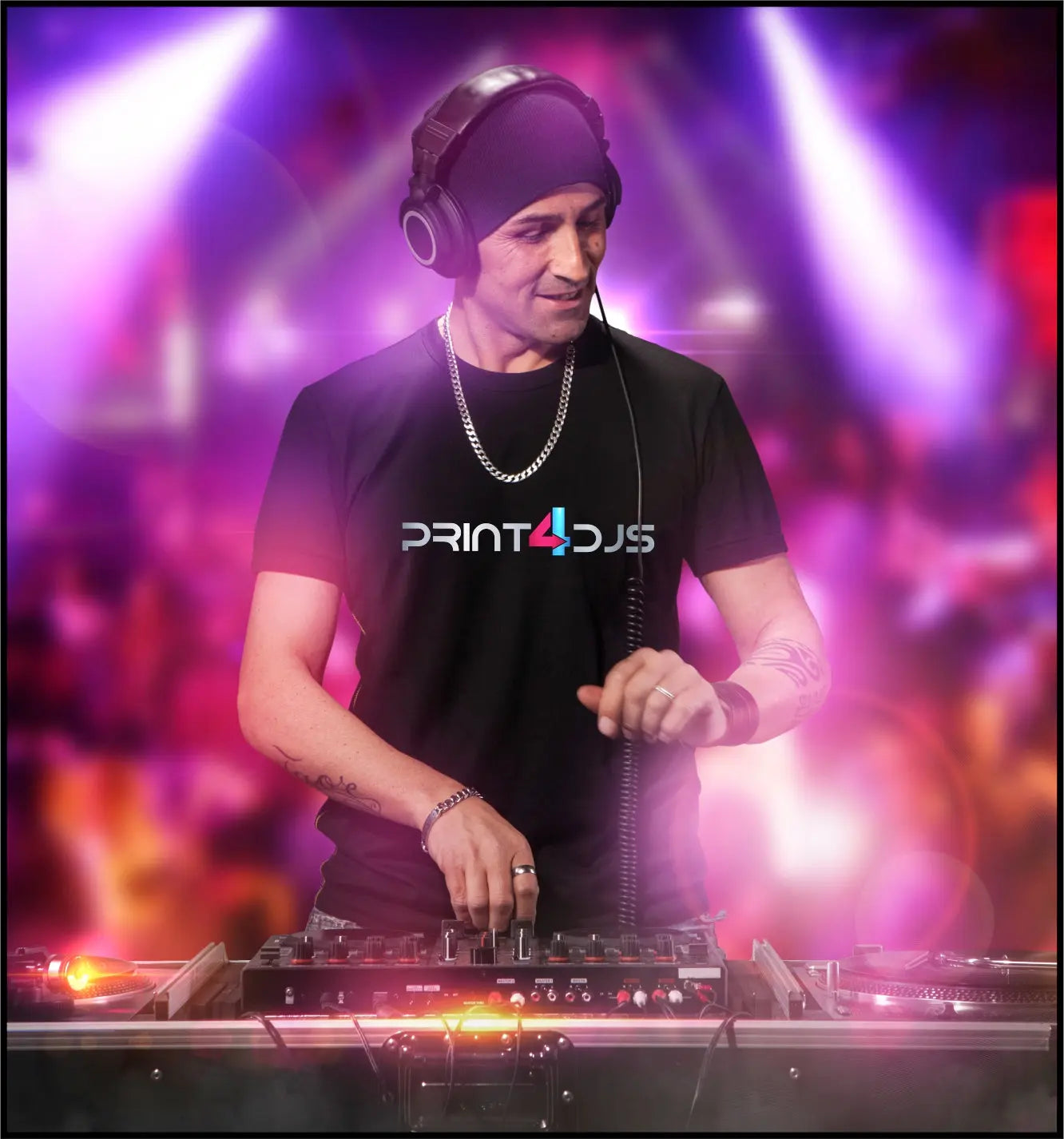 T-Shirt mit Deinem Motiv - Kurzarm Premium 190g bis 5XL - 16 Farben - Sols Imperial T Print-4-DJs