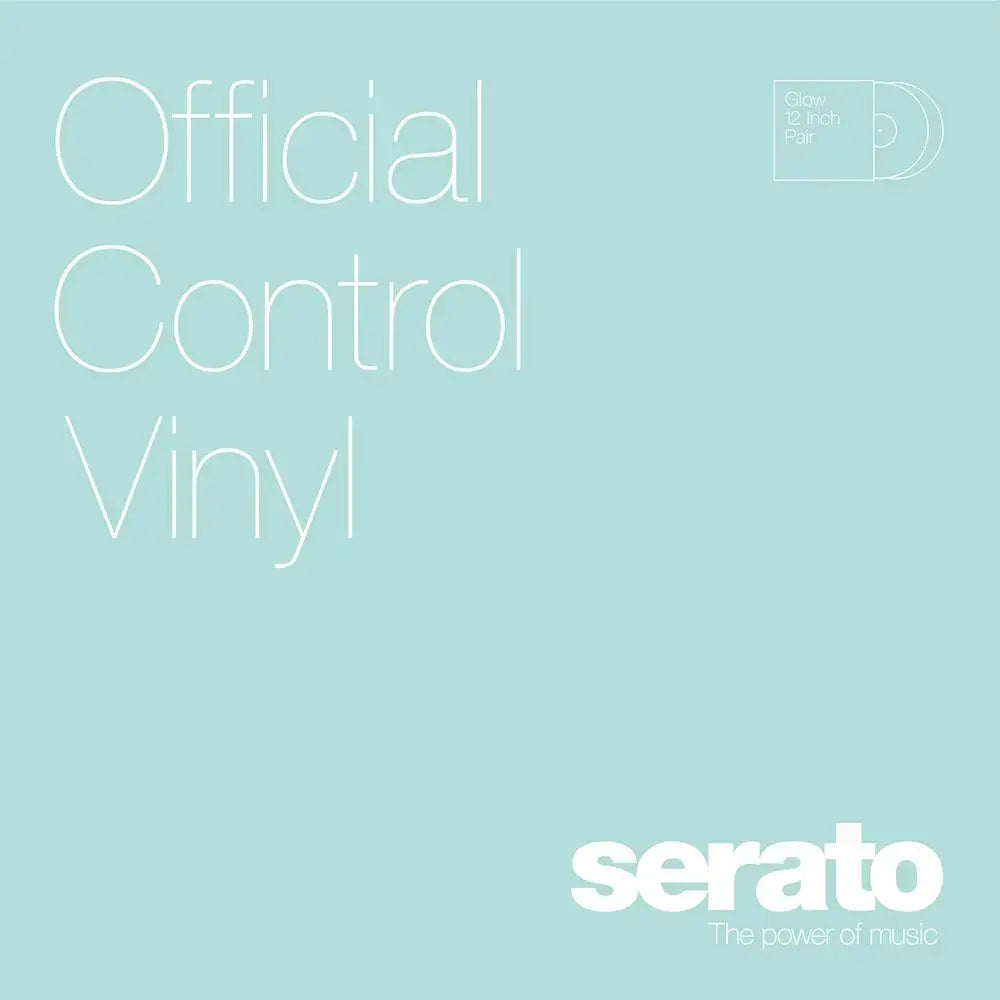 Serato 2x12" Control Vinyl glow in the dark mit eigenem Label Print-4-DJs