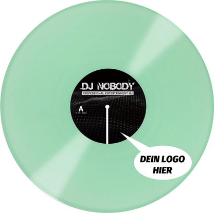 Serato 2x12" Control Vinyl glow in the dark mit eigenem Label Print-4-DJs