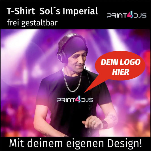 T-Shirt mit Deinem Motiv - Premium 190g Kurzarm bis 5XL Print-4-DJs