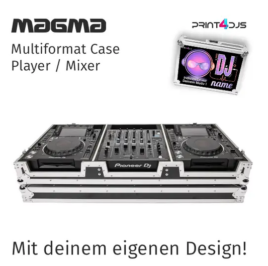 Multi-Format Case Player/Mixer Print-4-DJs