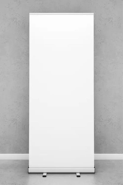 Roll-Up-Display: "Budget" 85 cm x 200 cm Print-4-DJs