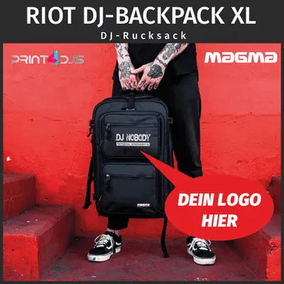 RIOT DJ-BACKPACK XL - DJ-Rucksack Print-4-DJs