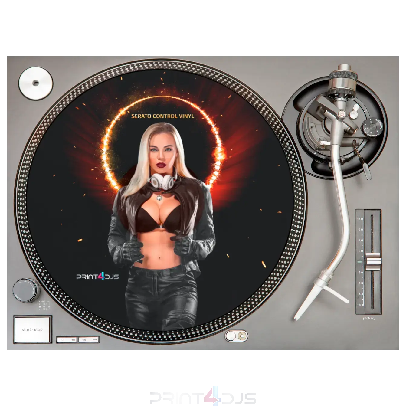 Serato Control Vinyl Custom - Paar Print-4-DJs
