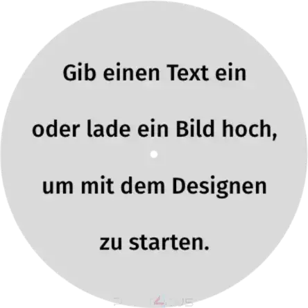 Slipmat mit Deinem Wunschdruck - 3mm Filzmat antistatisch Print-4-DJs