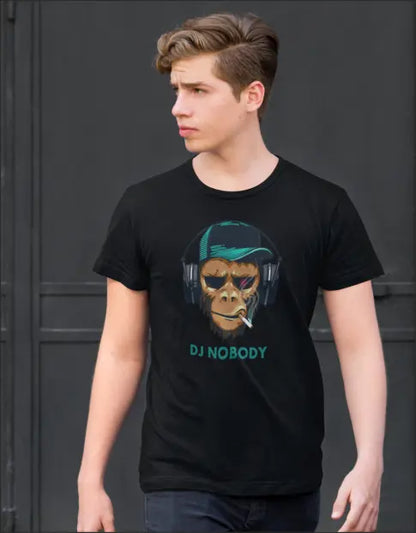 Smoking Monkey - personalisierbar - T-Shirt kurzarm bis 5XL Print-4-DJs