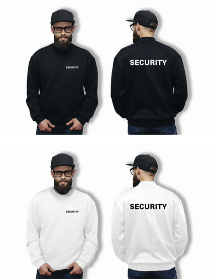 "SECURITY" Sweat Shirt - 260g bis 4XL - 2 Farben - Sols Print-4-DJs