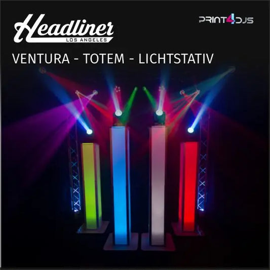 Ventura Totem 2,5 - Lichtstativ Print-4-DJs